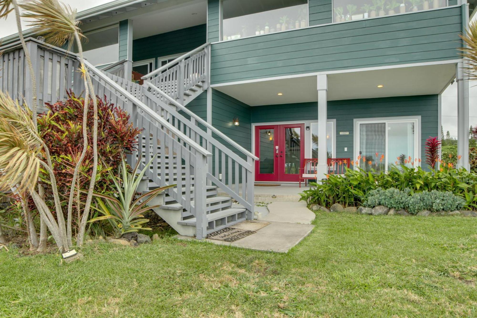The Aloha Green House Retreat With Ocean Views! 날레후 외부 사진